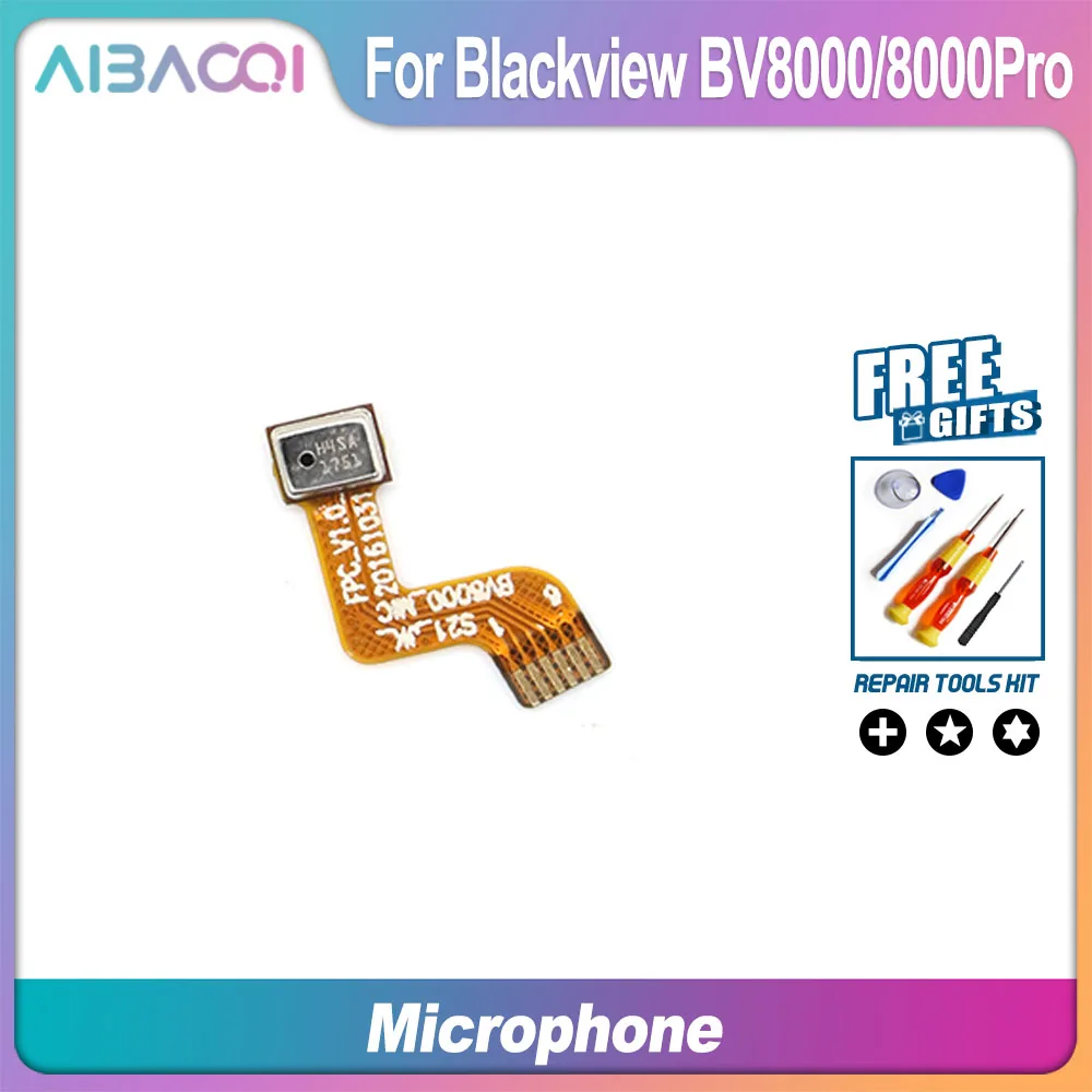 AiBaoQi Brand New Mic Microphone For Blackview BV8000/BV8000 Pro Moible Phone Original Parts | Мобильные телефоны и