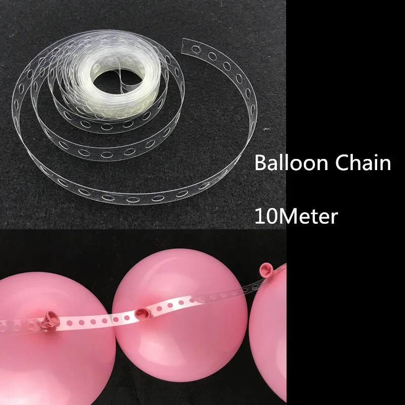 Balloon Chain 10M 24 цвета 36 дюймов Джамбо пастельные круглые шары большой гигантский красивый свадебный шар Макарон шары украшение арки шар на день рождения - Цвет: Balloon Chain 10M