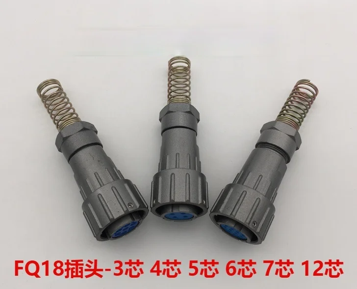 

Авиационный разъем FQ18 Female-3 ядра 4 ядра 5 ядер 6 ядер 7 ядер 12 ядер Snap-in Quick Waterproof Connector