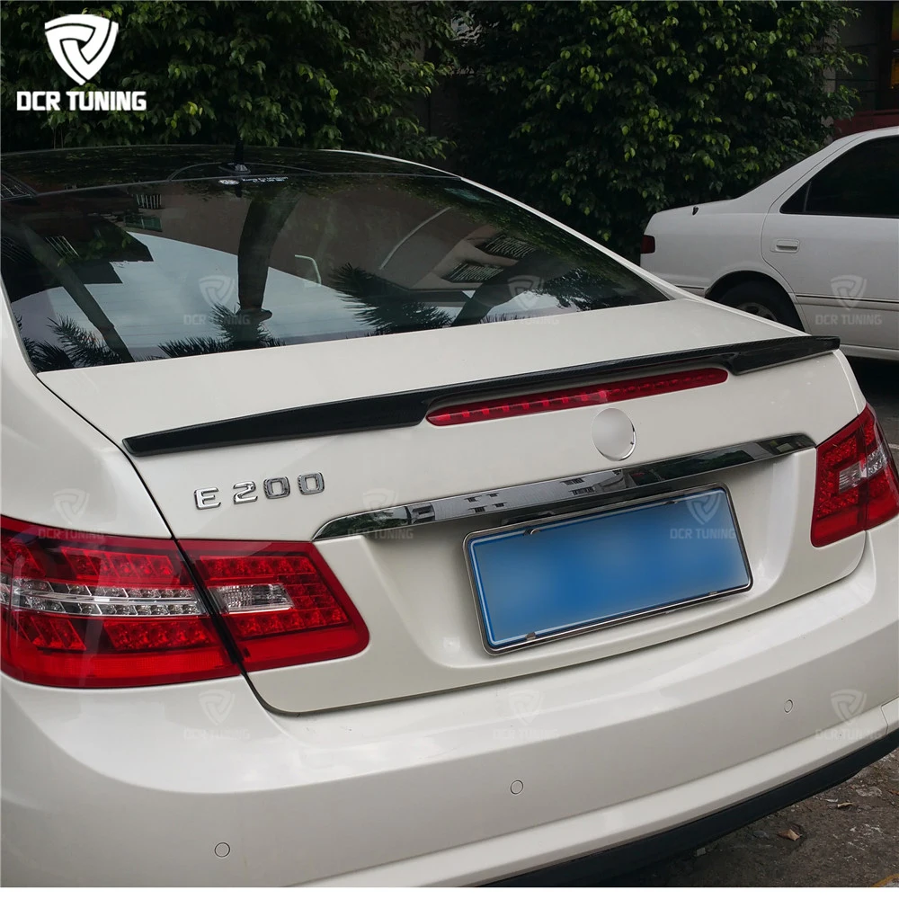 Задний бампер из углеродного волокна E class w207 c207 спойлер крыльев багажника для