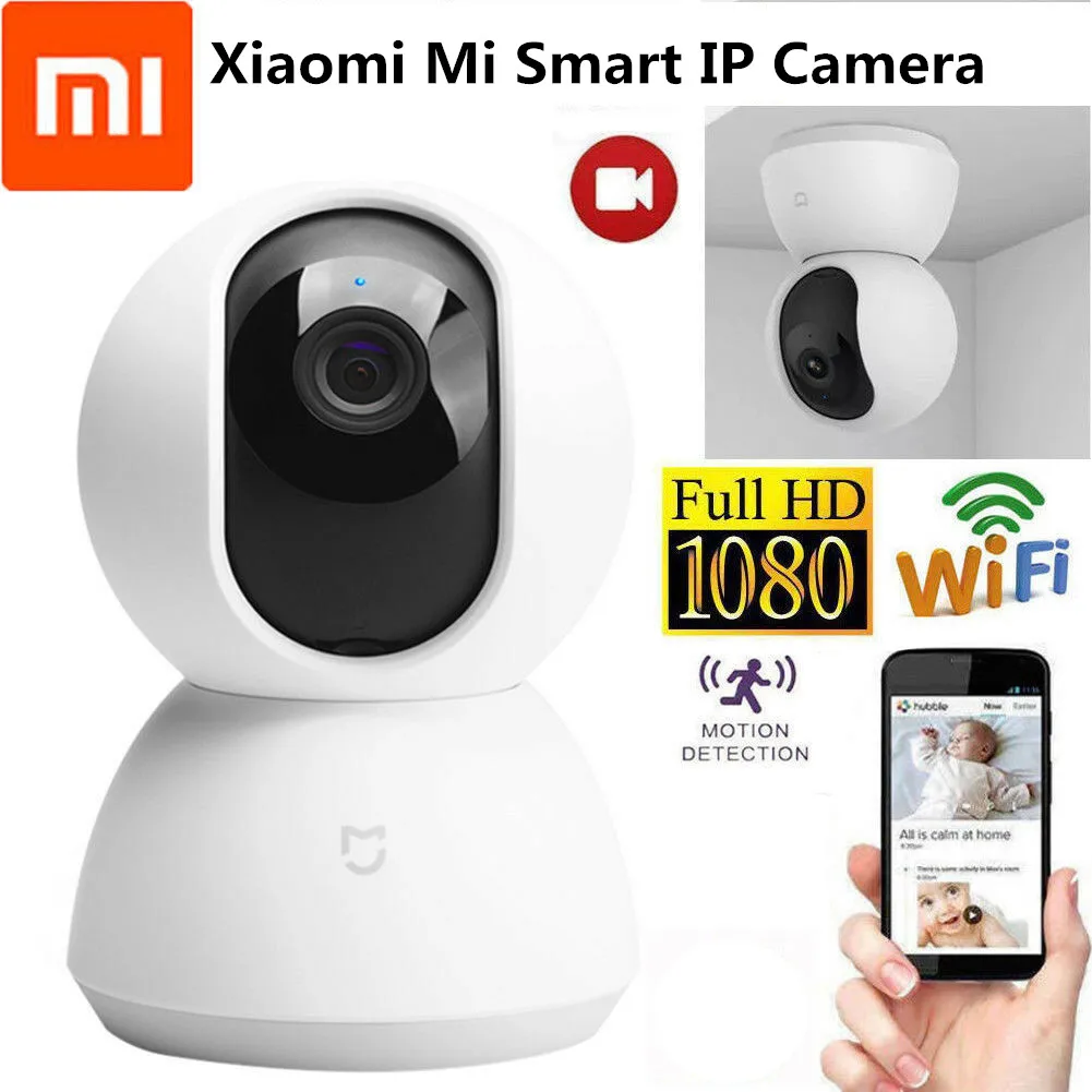 Xiaomi Mijia Smart Camcorder 1080P WiFi Pan Tilt Security Camera Night Webcam 360Angle Wireless Mute Motor IP Camera Wifi Camera