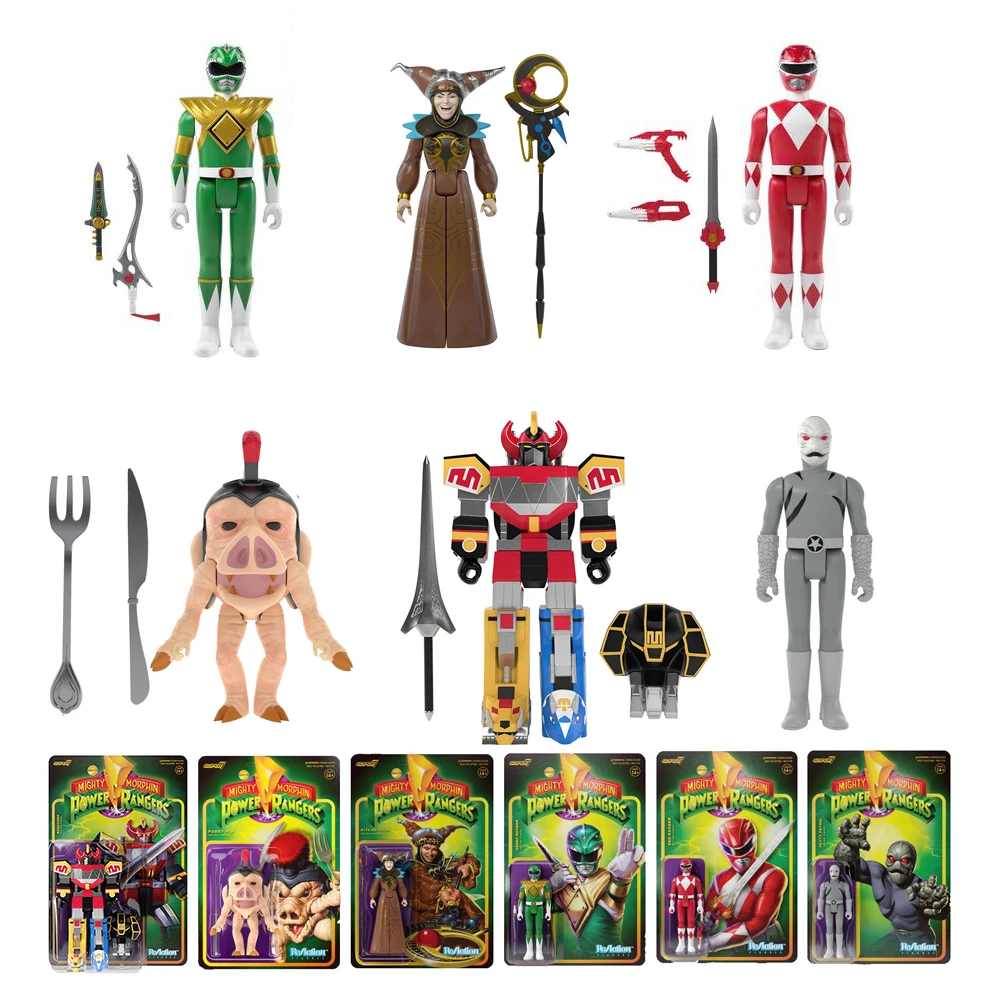 Игрушка Супер зентай Kyoryu Sentai Gaoranger Red Ranger Putty Patroller Pudgy Pig Rita Repulsa Megazord Retro с