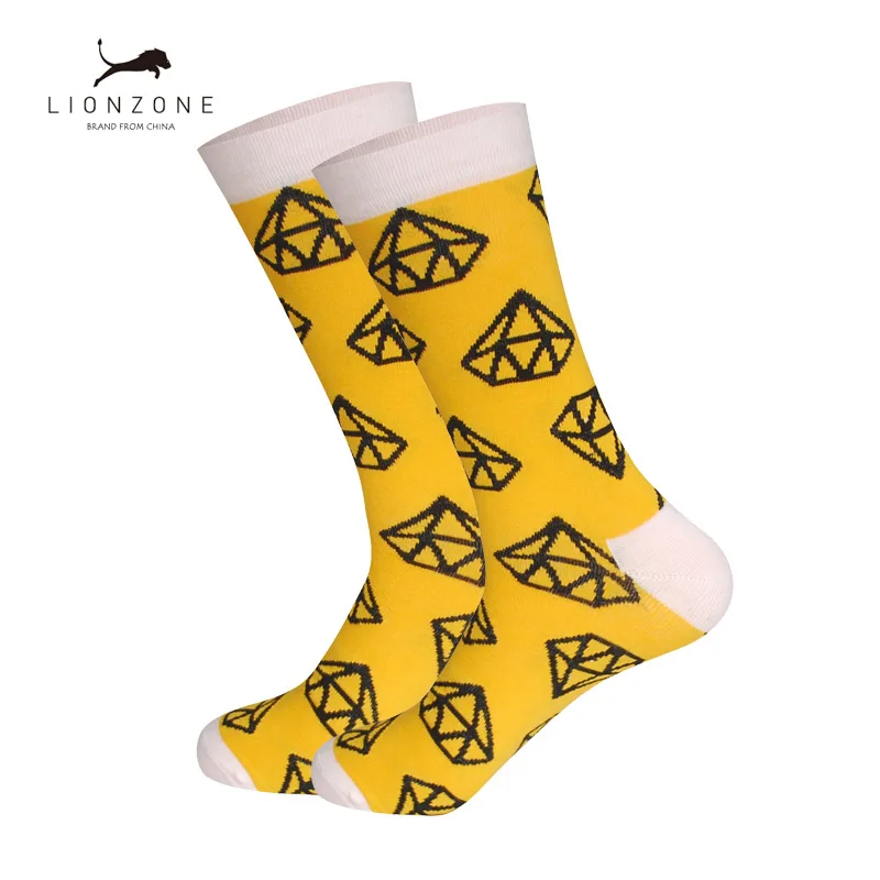 Pencil yellow Веселые носки для мужчин и женщин; забавные носки с рисунками животных; подарок на свадьбу; дышащие носки из чесаного хлопка; нейтральные носки; Eur36-43 - Цвет: Pencil yellow
