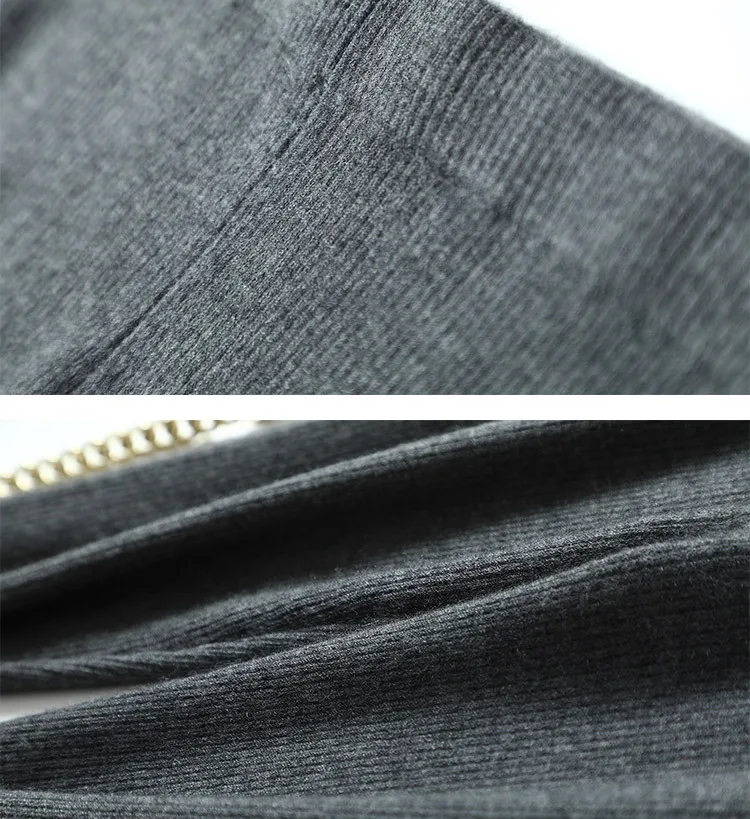 Ka sana Autumn Cashmere Wool Leggings Women's Slimming Knitted Thermal Cone Sunken Stripe High-waisted Stretch Pants Outer Wear