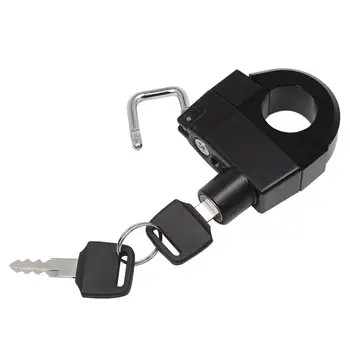 

22mm Universal Motorcycle Helmet Lock Handlebars Helmet Security Lock Padlock With 2 Keys For Motorcycle With 22mm Handlebar