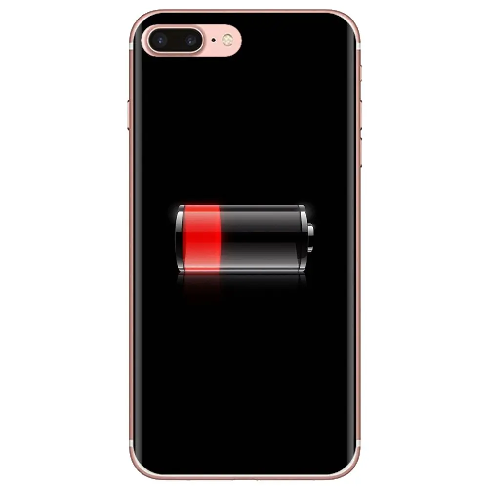 Silicone Phone Shell Cover For Samsung Galaxy A3 A5 A7 A9 A8 Star Lite A6 Plus 2018 2015 2016 2017 Battery Life Cycle Funny | Мобильные