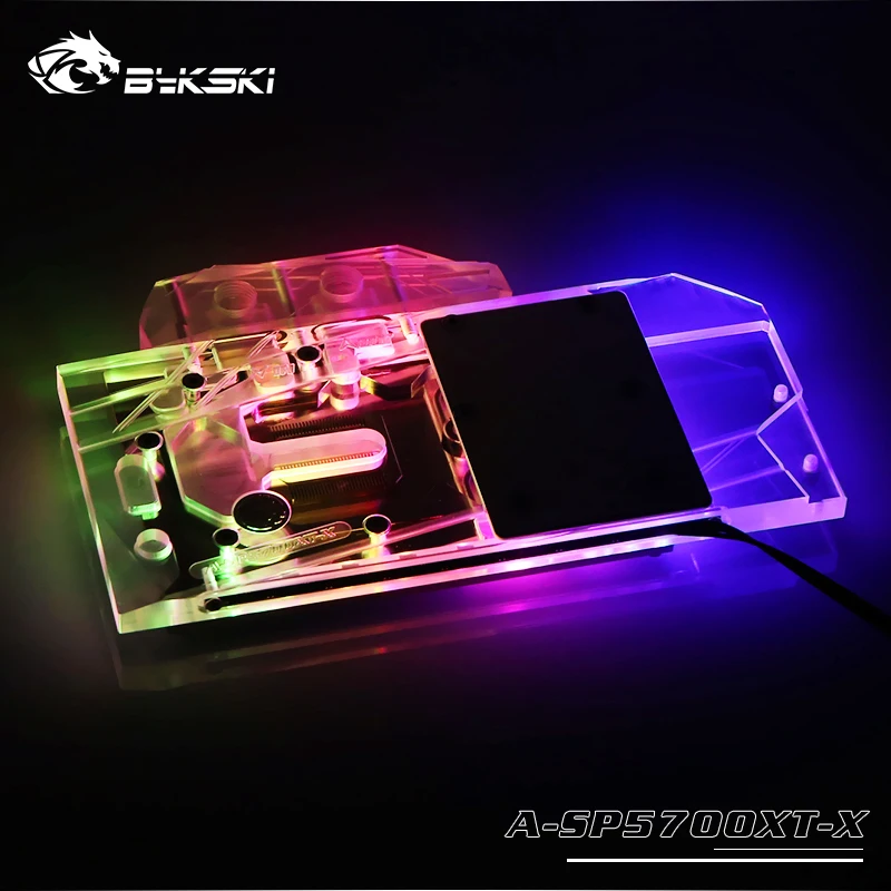 Bykski A-SP5700XT-X GPU водоблок для Sapphire RX5700 XT 8G Dataland 5700XT Red Devil Msi RX5700XT Mech/Evoke видеокарта