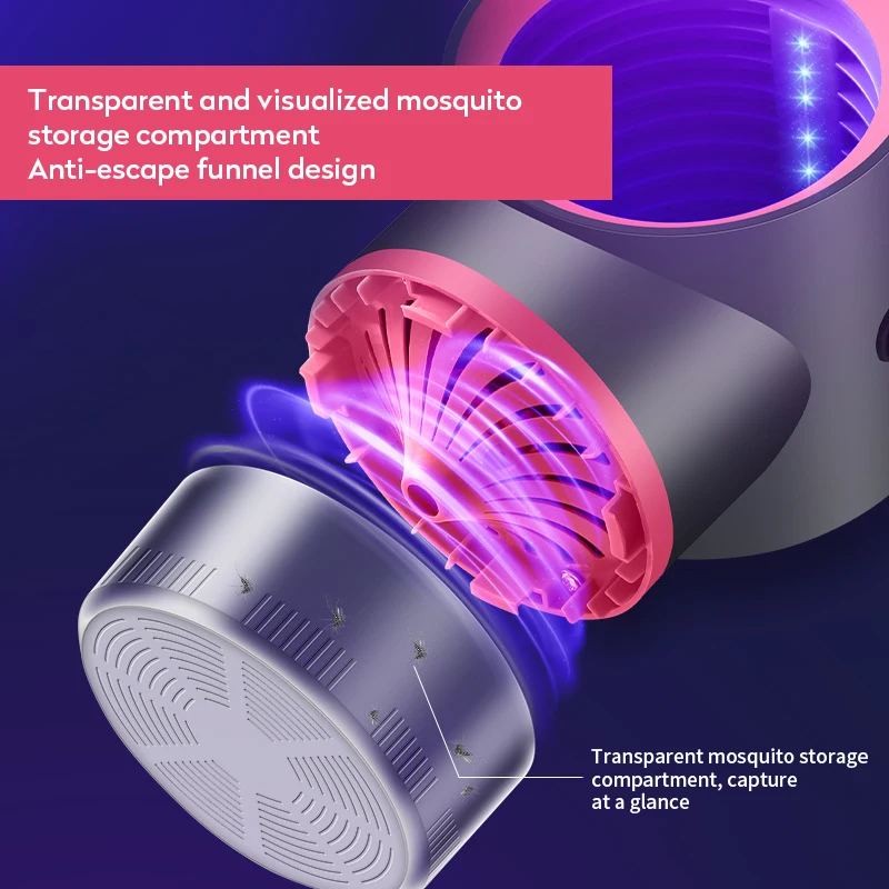 C2 LED Mosquito Killer Lamp Light Electrical Bug Zapper Mosquito Insect Killer Anti Trap Repellent Muggen Fly Trap Lamp
