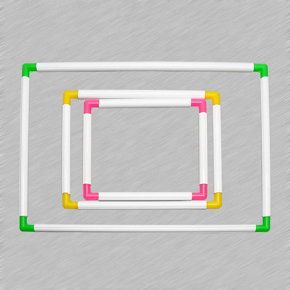 

Wholesale Cross Stitch Hand-Held Clip-on Embroidery Frame PVC Plastic Taboret Embroidery Frame Embroidered Ribbon Embroidery Too