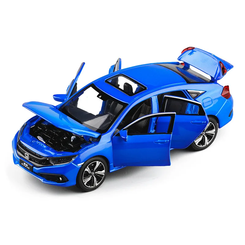 1/32 2019 Новая модель автомобиля Civic игрушечные автомобили из сплава Литые