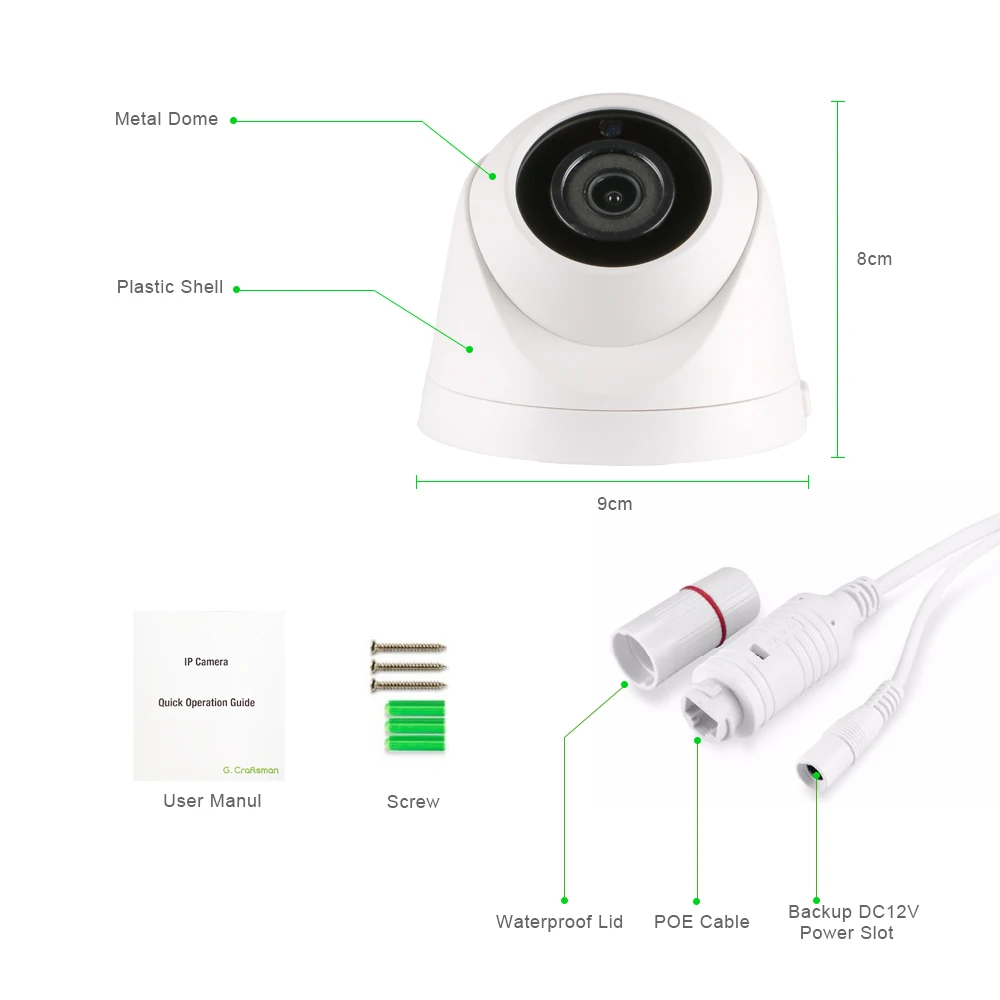 XMeye м 3MP POE IP Камера 2 8 мм 1080P уход за кожей лица аудио Крытый Водонепроницаемый