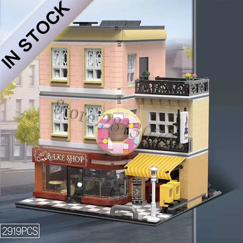

In Stocks Creator Street View Bake shop IUG-10180 2919 PCS Compatible with 10251 10182 10243 10246 10255 10260 10264 10224