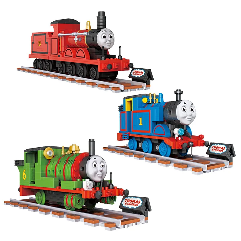

Loz1804 Thomas And Their Friends Small Particles Children Inserted Building Blocks Toy Thomas Set