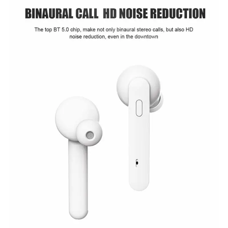 VODOOL Mini TWS Bluetooth 5,0 беспроводные наушники-капельки со стерео Спортивная гарнитура с микрофоном зарядная коробка для iPhone bluetooth-гарнитура для смартфона