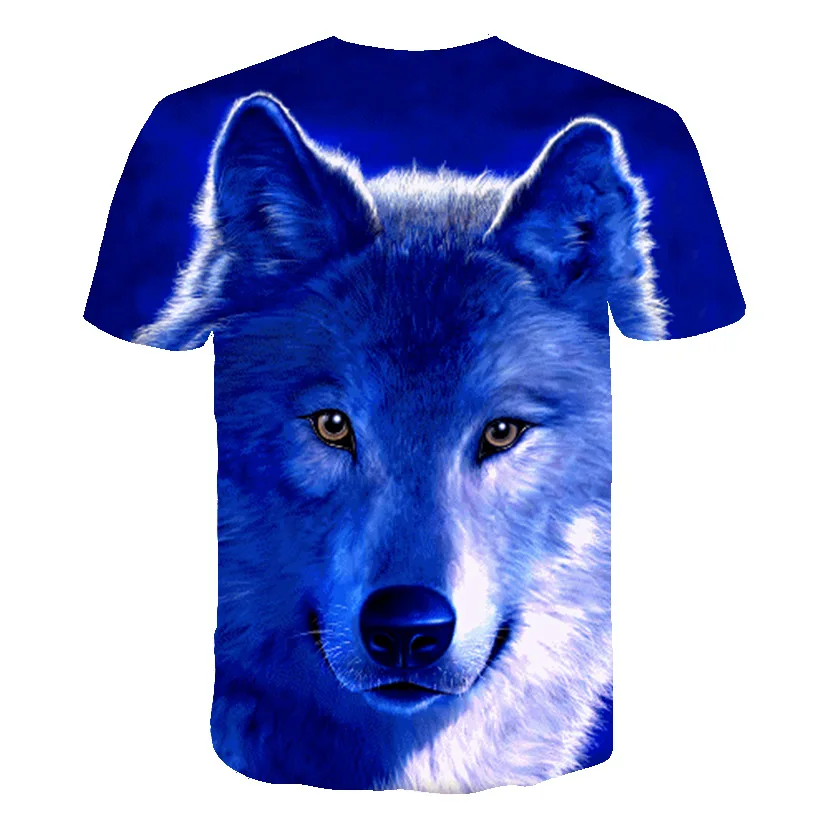 3D printed T-Shirt for Men with Wolves Images-11