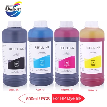 

4 X 500ml Refill Dye Ink For HP 178 364 564 655 670 685 711 920 932 933 934 950 951 952 953 954 955 Printer Dye Ink For HP