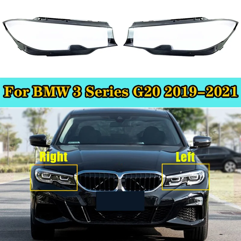 

Car Headlight Lens Cover Transparent Head Light Lamp Shell For BMW 3 Series G20 2019 2020 2021