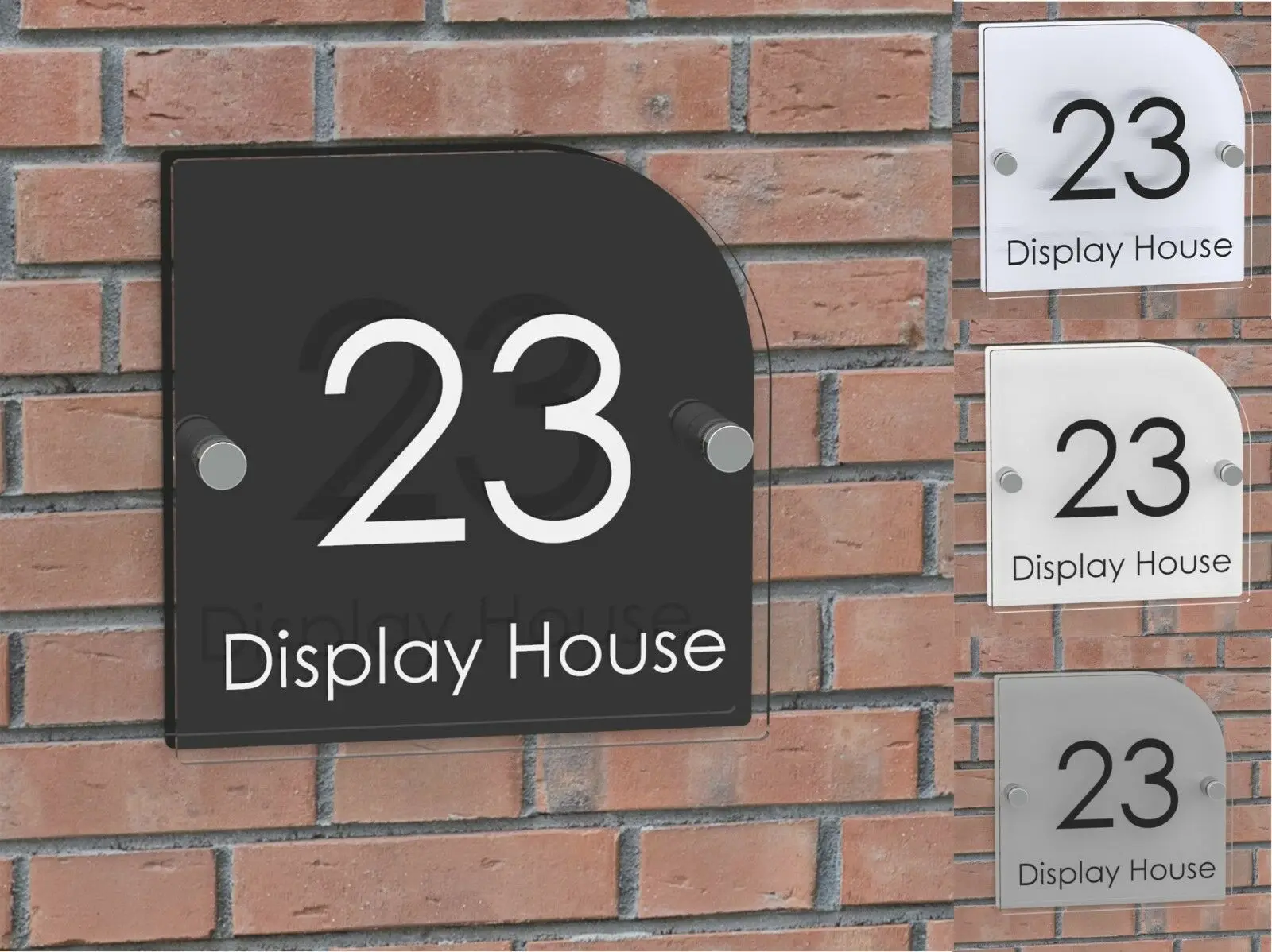 Luik visueel Pa Aangepaste Display Pro Clear Acryl Huisnummer Plaque Perspex Deur Teken  Plaat Plaques|Deur Bord| - AliExpress