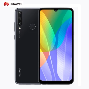 Перейти на Алиэкспресс и купить Оригинальный HUAWEI Y6P 4 Гб + 64 Гб Смартфон EMUI 10,1 5000 мАч батарея 6,3 дюймов мобильный телефон Красочные 8MP + 13MP камеры мобильного телефона