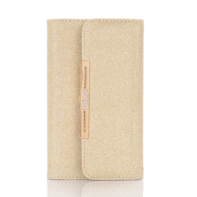 Glitter Hand Bag Leather Case For iPhone 11 Pro Max X XR 6 6s 7 8 Plus XS Max Wallet Cover For Samsung S8 S9 Plus S7 Edge Note 8