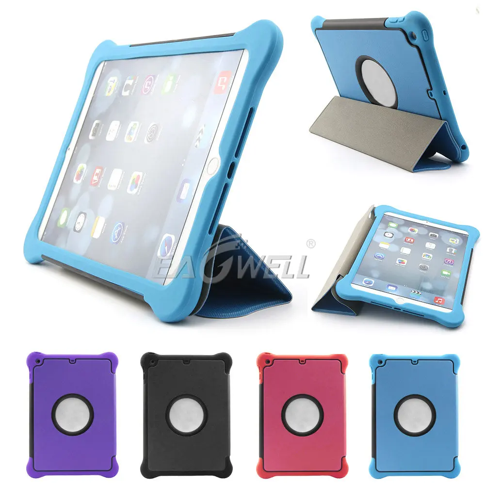 Safe Silicon Tablet Cover For iPad 9.7 inch Case Shockproof Protective Cover Auto Sleep Wake Smart Case For iPad 9.7 inch Case