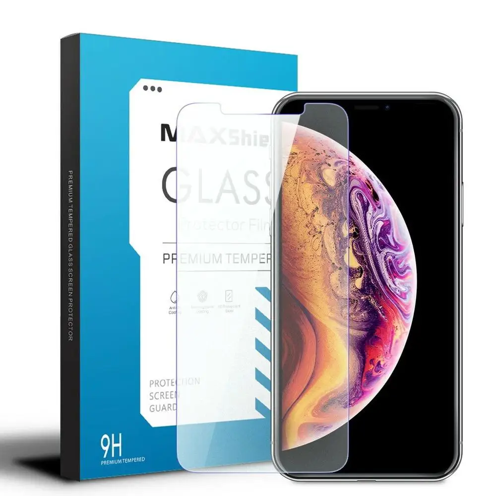 MAXSHIELD 2 шт Apple iPhone X Xs Max XR Передняя пленка 6 6s 7 8 Plus матовая прозрачная защитная для
