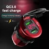 Quick Charge 3.0 Dual USB Charger Waterproof Socket Aluminum Power Outlet Fast Charge with LED Voltmeter for 12V 24V Car Boat M ► Photo 2/6
