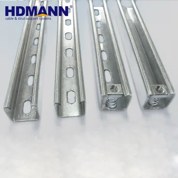 

High Quality slotted stainless steel SS316 C channel Unistrut 41*41 mm for photovoltaic support systems