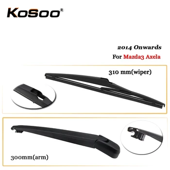 

KOSOO Auto Rear Car Wiper Blade For Mazda 3 Axela,310mm 2014 Onwards Rear Window Windshield Wiper Blades Arm,Car Accessories