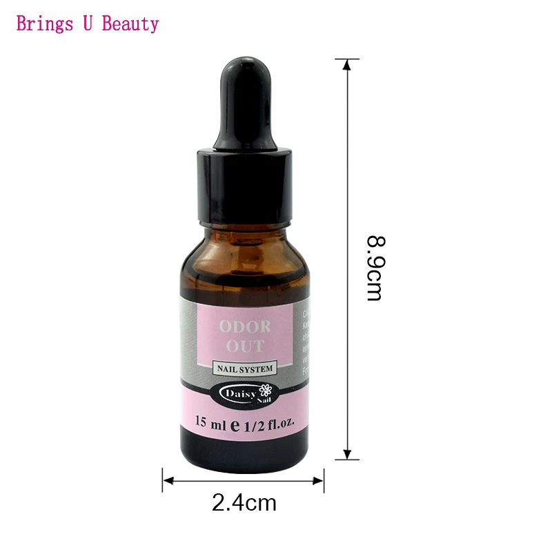 Nail Art Peach Fragrance Odorizer Acrylic Liquid ODOR OUT Odor Removal with Dropper Tube Design nail acrylic liquid