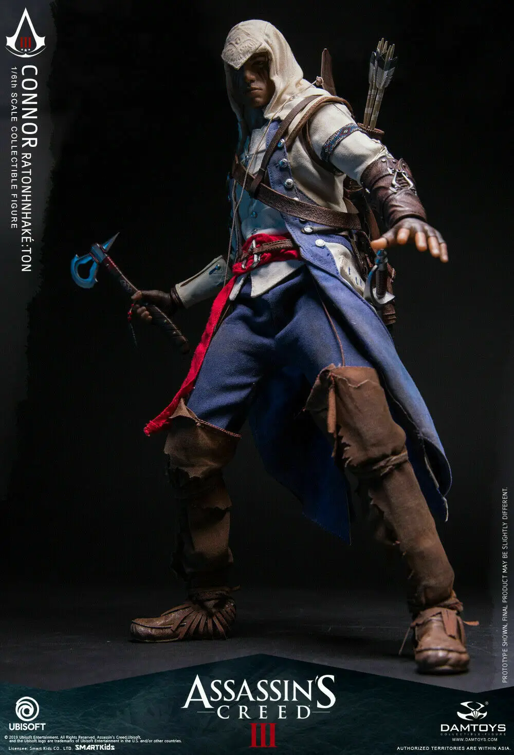 DAMTOYS Assassin's Creed III 1/6th весы Коннор фигурка Коллекционная DMS010
