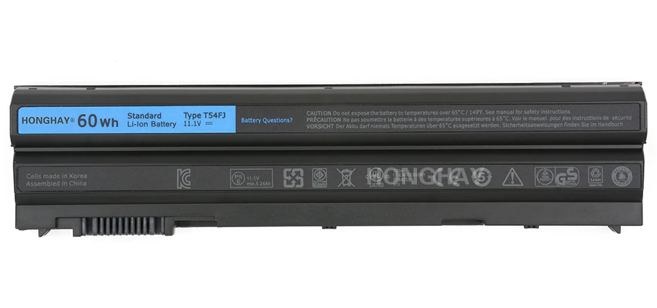 Honghay T54FJ 60Wh ноутбука Батарея для Dell Latitude E5420 E5430 E5520 E5530 E6420 E6430 E6520 E6530 T54F3 8858X5525 5720 7420