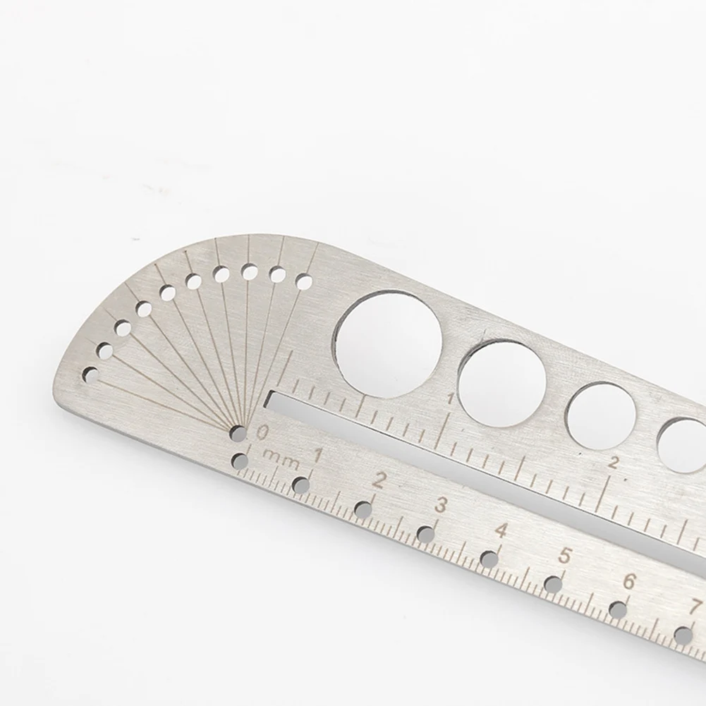 Clear Scale Angle Meter Stainless Steel Protractor Multifunctional Drawing Ruler Tool scale ruler office compass protractor tool