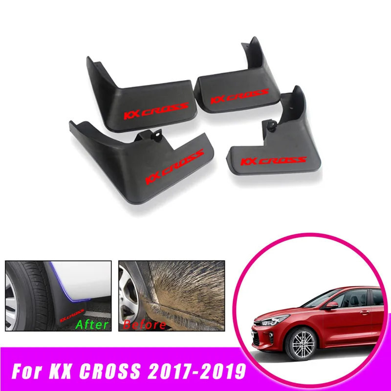4 шт. расширитель крыла автомобиля для Kia KX Cross Брызговики передние задние брызговики автоматические Брызговики аксессуары для брызговиков