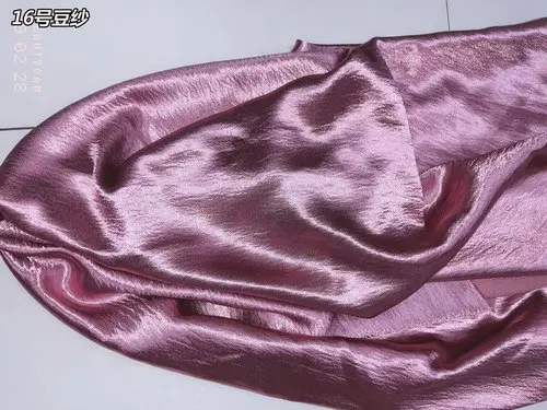 Шифоновая ткань блестящие вечерние платья из креп-атласа глянцевый материал DIY шитье ремесло падение текстильная ткань 1 ярд - Цвет: 16