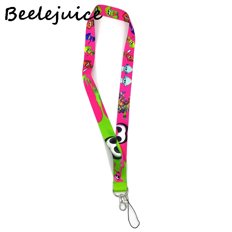 24pcs Octopus funny cartoon Neck Lanyard keychain Mobile Phone Strap ID Badge Holder Rope Key Chain Keyrings cosplay Accessories