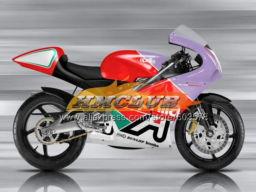 RS125R для Aprilia RS 125 RS125 99 01 02 03 04 05 Черный 44CL. 55 RS4 RS-125 RSV125 R 1999 2000 2001 2002 2003 2005 обтекатель - Цвет: No. 8