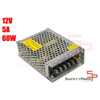 

Power Supply DC 12V 5A 60W strip LED projects DIY Power Supply