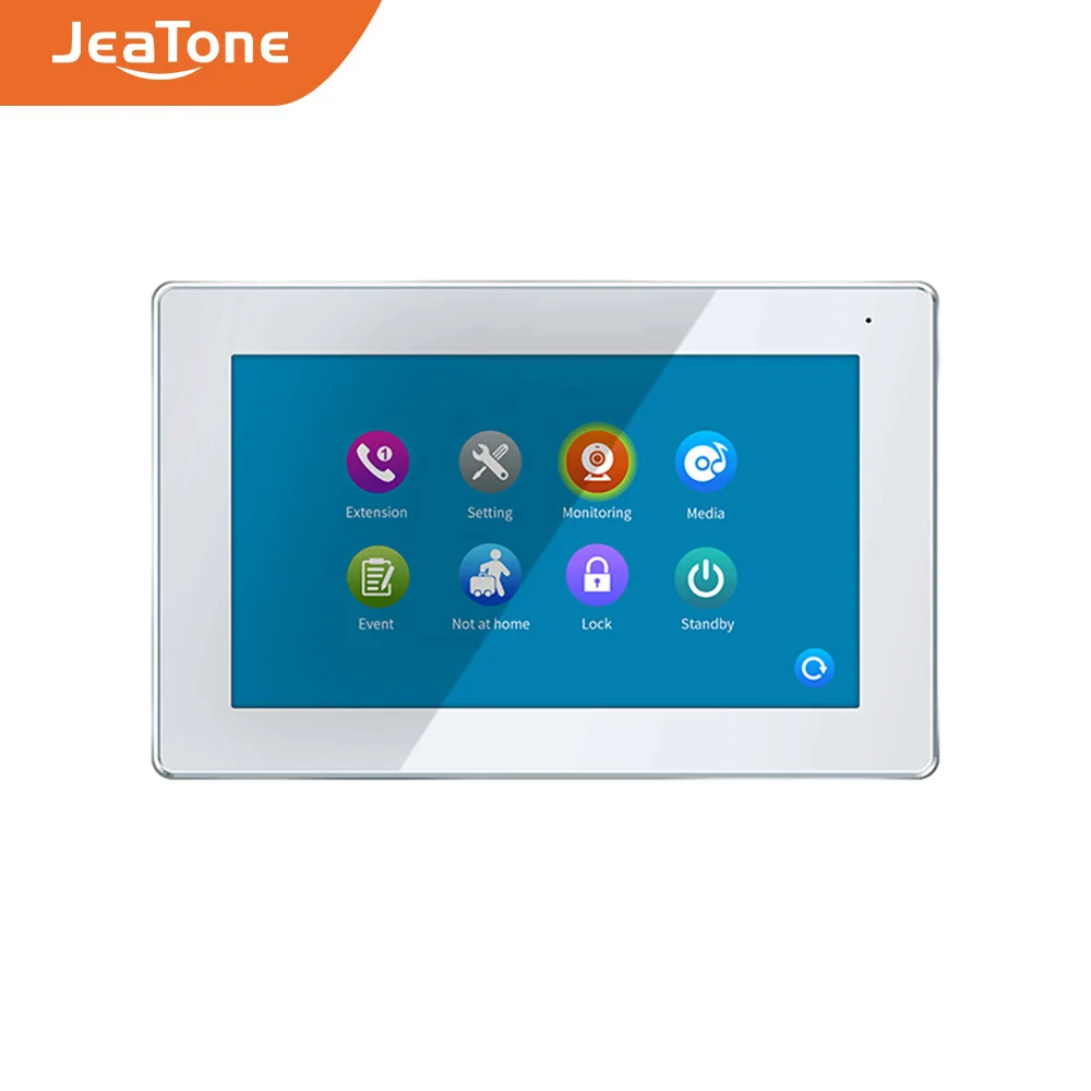 Новый 7 дюймовый сенсорный экран Jeatone FHD 1080P видео домофон с функцией RFID