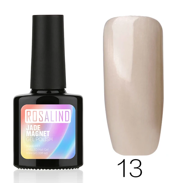 RBH13 ROSALIND гель 1S 10 мл H01-15 нефритовый кошачий глаз Гель-лак для использования с магнитом-лаком УФ светодиодный лак для ногтей долговечный впитывающий Гель-лак - Цвет: RBH13
