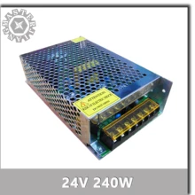 Импульсный источник питания 240 Вт 24 В 8.4A преобразователь драйвера AC110V 220 В к DC24V для шагового двигателя драйвер Светодиодная лампа CCTV 3d принтер