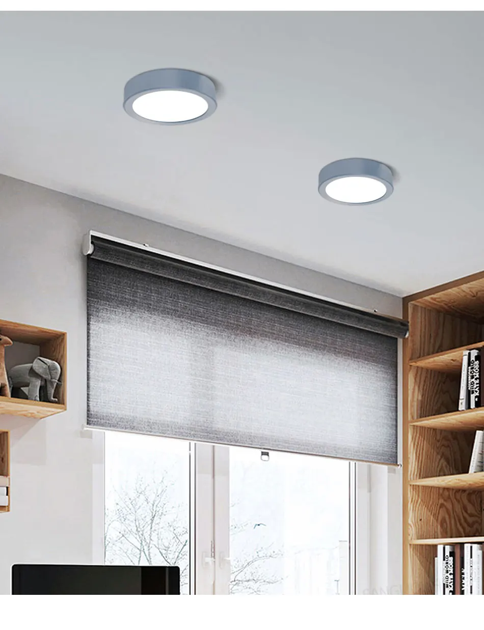 LED Downlight Surface Mount Ultra Thin Indoor Lighting Fixture 3W 9W 12W 15W Living Room Bedroom Kitchen Lamp AC 220V Spot Light