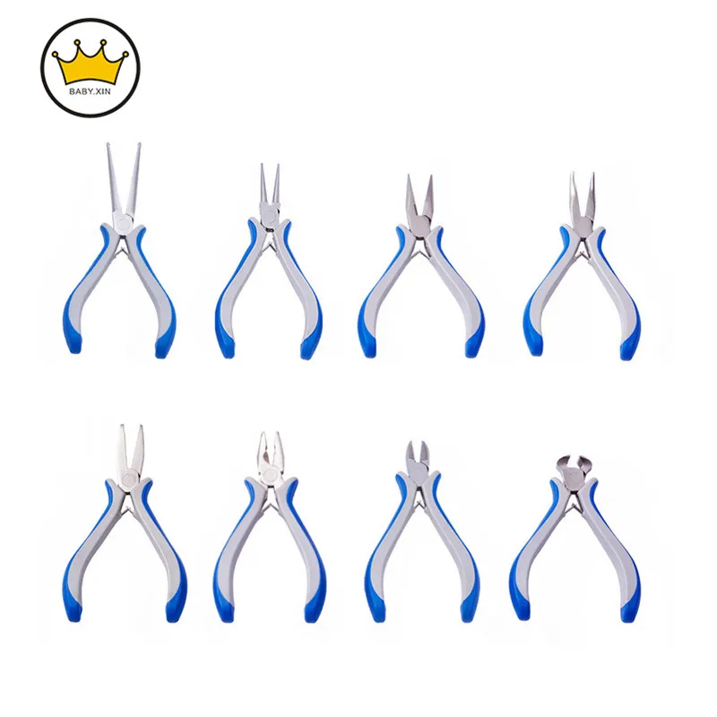 

8pcs/sets Hot Pliers Jewelry making Tools Equipments Carbon-Hardened Steel Multi Usage Pliers Beads Making Tool