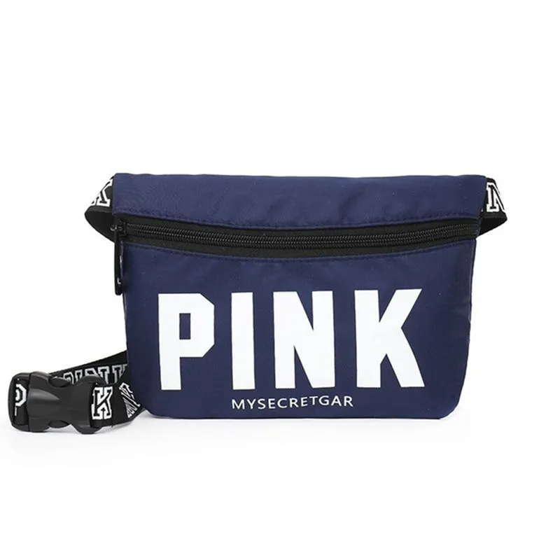 New pink hip bag black men's belt bag holographic waist bag Leisure women waist pack mini fanny pack bolsa de cintura