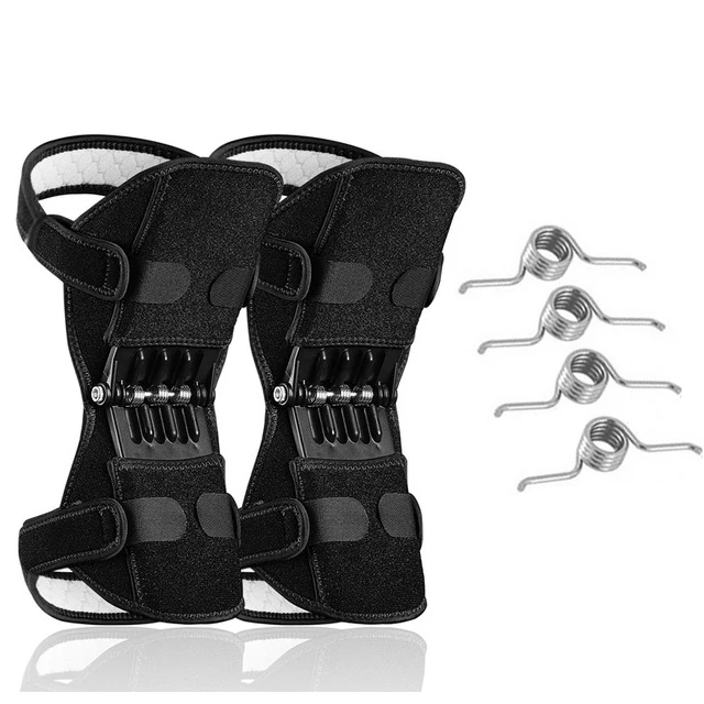 2pcs Поддержка суставов наколенники отскок Powerleg наколенник поддержка ortofit стабилизатор пружинная сила наколенник усилитель протектор - Цвет: 2pcs