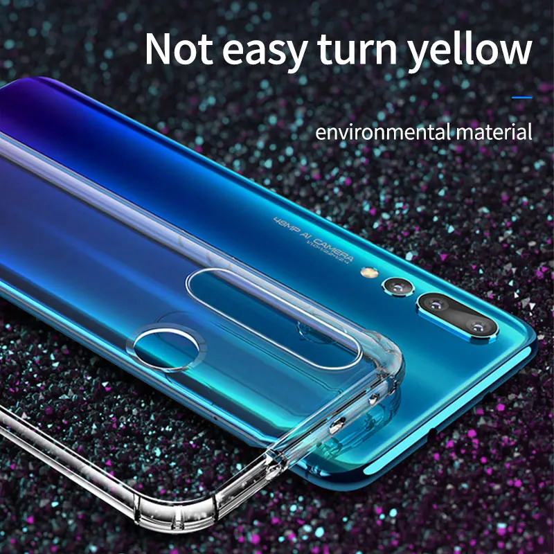 YBD прозрачный противоударный чехол для Huawei P20 Lite Mate 20 защитный P30 Y9 P Smart 2019