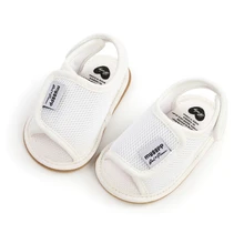 Baywell – sandales d'été pour bébés garçons et filles, chaussures plates avec fond souple et antidérapantes pour enfants de 0 à 18M