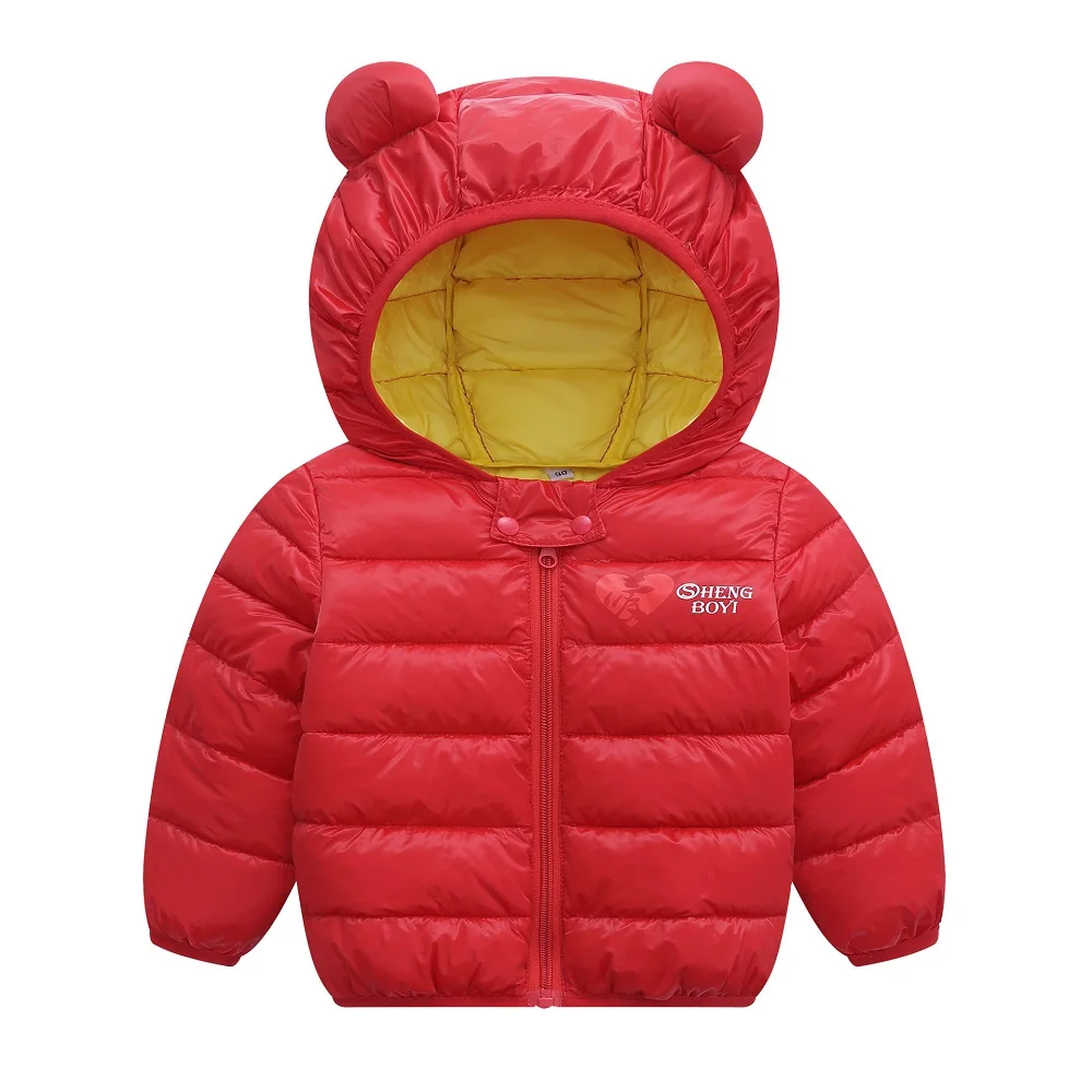 red Рождественская одежда для детей 1-6 лет; модная зимняя теплая верхняя одежда для маленьких мальчиков; утепленная флисовая куртка с капюшоном из искусственной кожи; верхняя одежда - Цвет: red