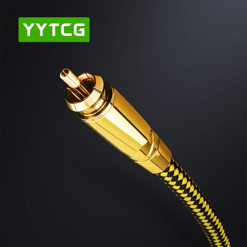 US $21.25 RCA To RCA Audio Coaxial Cable Male To Male Stereo Digital RCA Connector For TV DVD Amplifier Hifi Subwoofer Cable 1m 2m 3m 5m