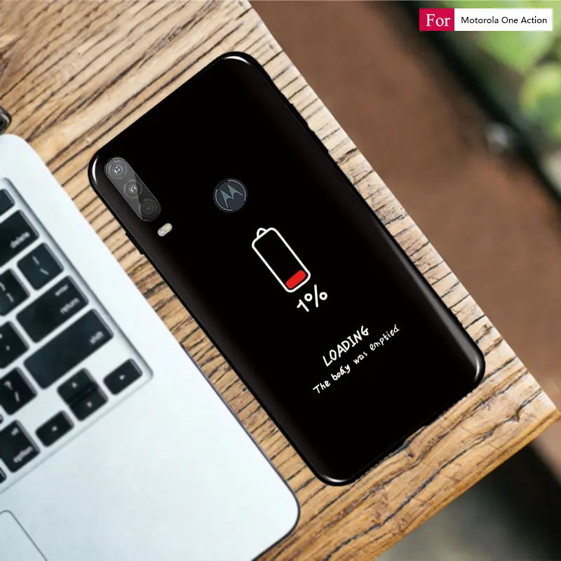 Дерево зерна для Motorola One Action Чехол Мягкий ТПУ силиконовый Модный рисунок для Motorola One Action Funda Coque мягкий бампер